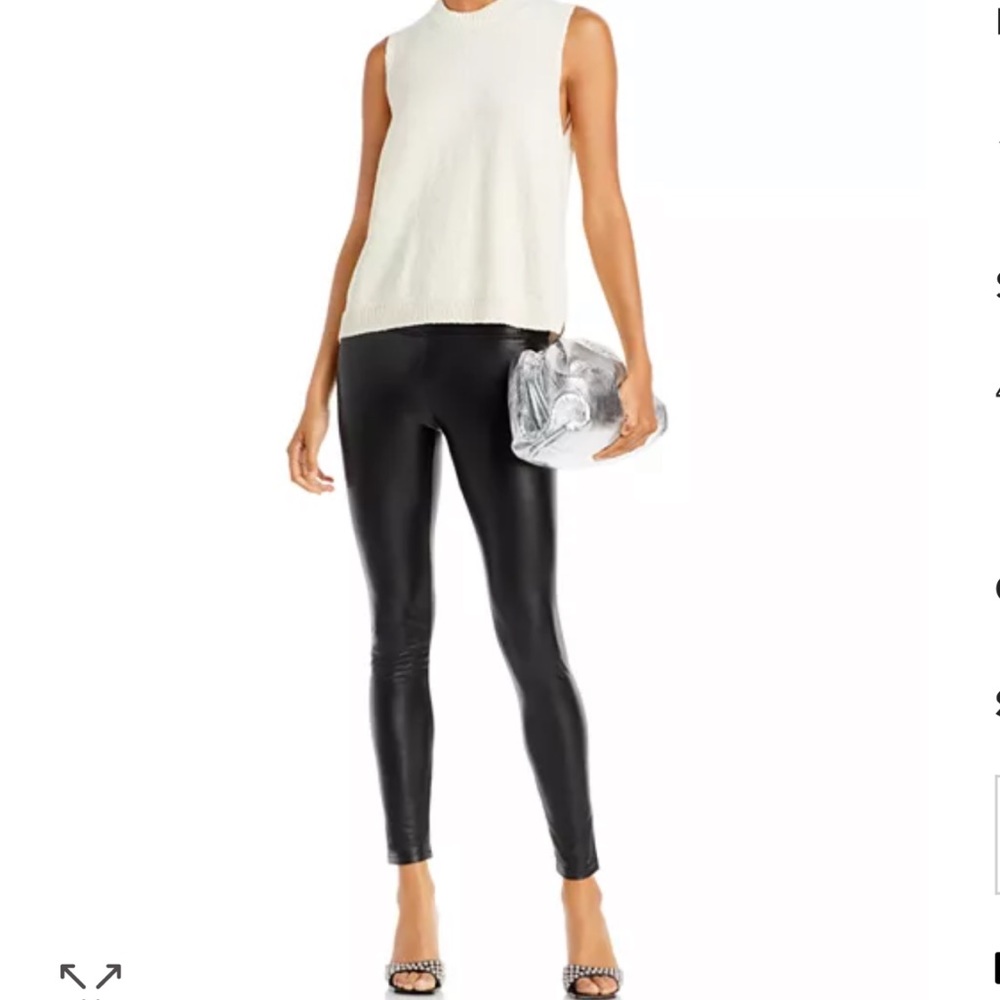 BAGATELLE.NYC High-Rise Faux Leather Leggings